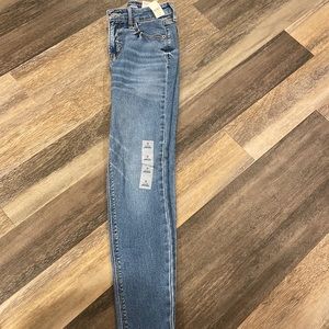 not ripped medium washed skinny jeans